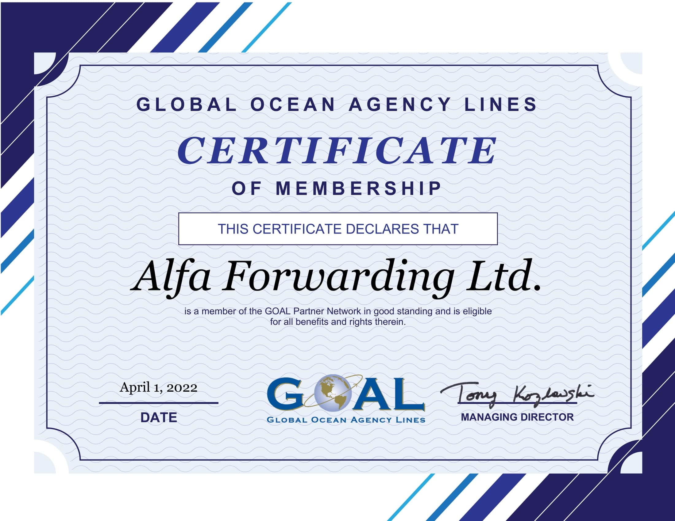 You are currently viewing Global Ocean Agency Lines