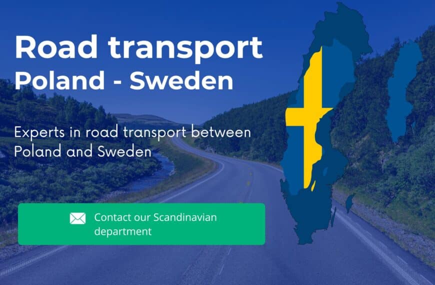Road transport Poland–Sweden (FTL, cabotage, import, export)