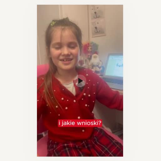 Magdalena 7 lat- <a href="https://www.dropbox.com/scl/fi/is4yctrqi1qjg0m6vy0w1/Magdalena_7lat.mp4?rlkey=k2oc7654jlg75n9b6y8vdyg9t&st=cvtoq0if&raw=1" target="_blank">zobacz</a>